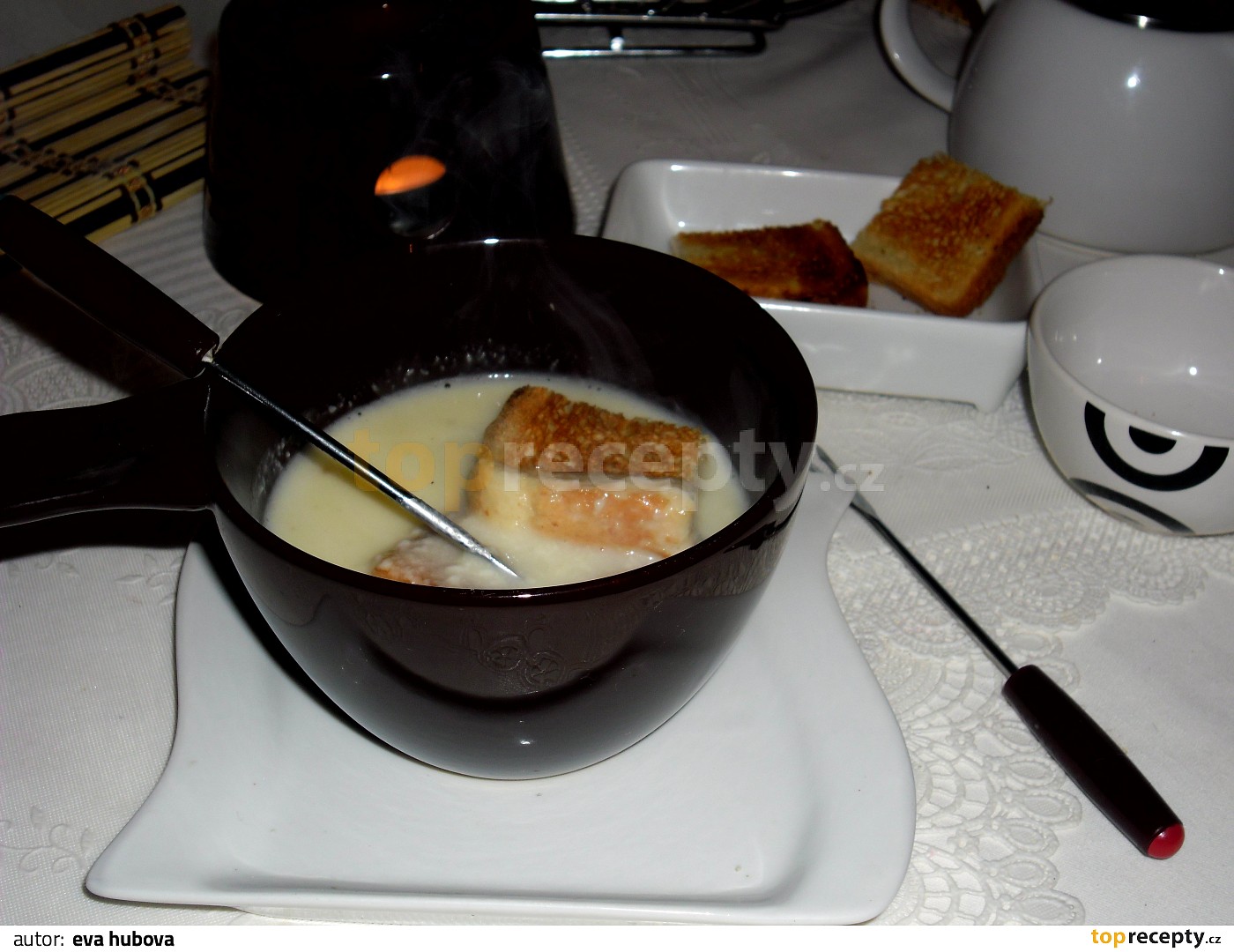 Fondue sýrové základní recept TopRecepty cz