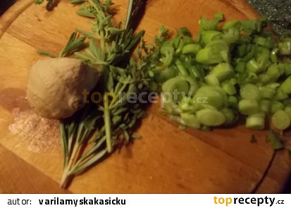 Přírodní plátky z vepřové krkovice s bylinkami recept TopRecepty cz