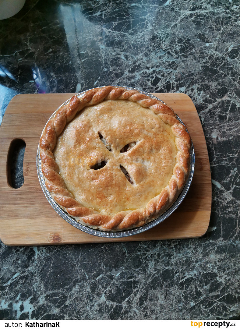 apple pie with criss cross top